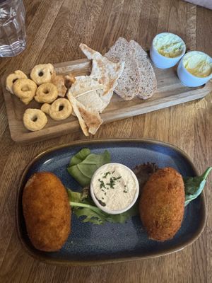 Supplì and pane e burro   at Sora Diana in Edinburgh