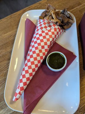 Mushrooms were probably the best at Sora Diana in Edinburgh