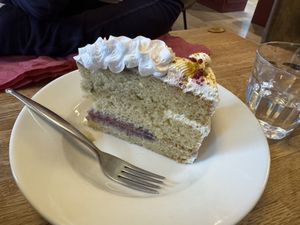 Cake!  at Sora Diana in Edinburgh