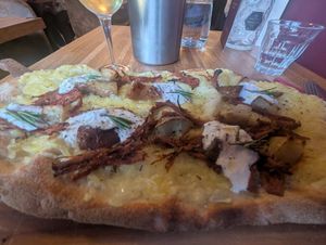 Porchetta e Patate at Sora Diana in Edinburgh