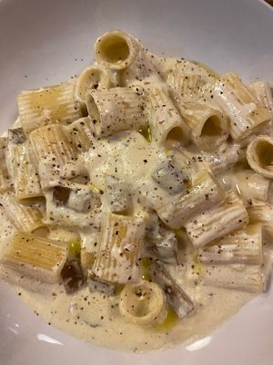 Carbonara at Sora Diana in Edinburgh