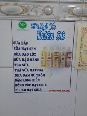 Plant based milks at Thiên Hương Viên in Ho Chi Minh City