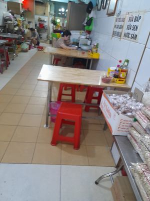 Inside dining area #Veganuary at Thiên Hương Viên in Ho Chi Minh City