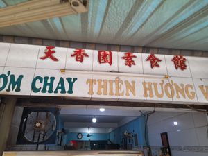 Outside #Veganuary at Thiên Hương Viên in Ho Chi Minh City