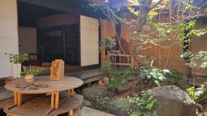 Little garden at Ginger Foot Bath - 生姜足湯休憩所 in Nara