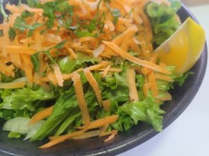 Green salad. Light, zingy, and refreshing. at Fleur  in Kutaisi