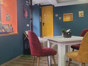Colourful inside at Fleur  in Kutaisi