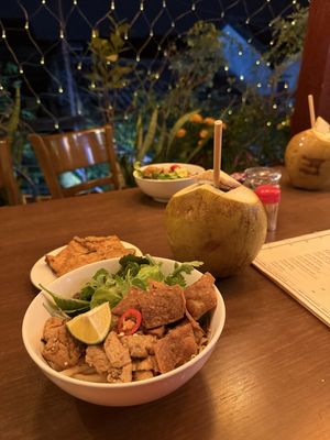 Cao Lau  at Ba Dam Vegetarian Restaurant in Hoi An