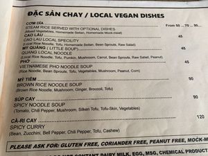   at Ba Dam Vegetarian Restaurant in Hoi An