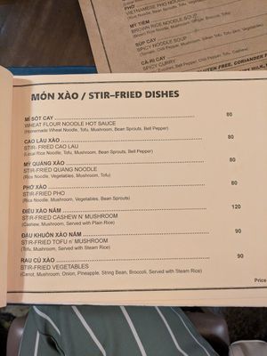  at Ba Dam Vegetarian Restaurant in Hoi An