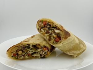 Tea Leaf Salad Wrap  at Wrap It  in Krabi