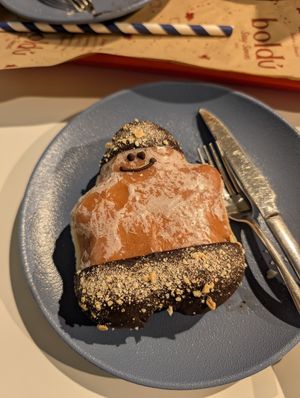 speculoos donut (vegan) at Boldú in Madrid