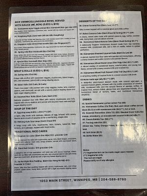   at Spice Cove Bistro in Winnipeg