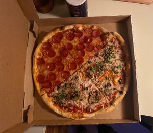   at All Star Pizza Bar in Cambridge