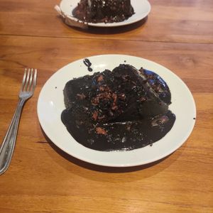 Bolo vegano chocolate / chocolate cake at Café com Cacau  in Itacare