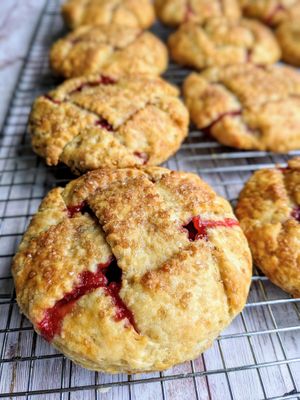 Strawberry hand pies at Twisted in Amherst