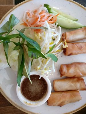 spring rolls at Sister of Soul in St Kilda