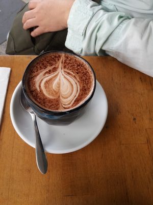 Choc latte at Sister of Soul in St Kilda