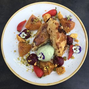 Vegan French toast  at Sister of Soul in St Kilda