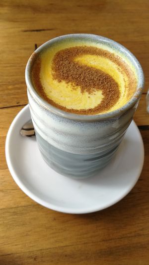 turmeric latte at Sister of Soul in St Kilda