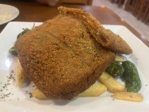 Cachopo vegano   at Bar La Plazuela in Gran Canaria