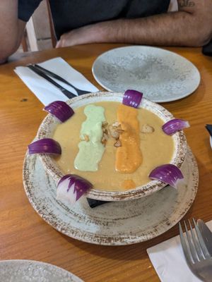 Vegan gofio at Bar La Plazuela in Gran Canaria