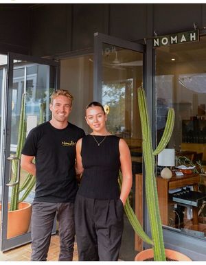 The owners!  at NOMAH in Milton