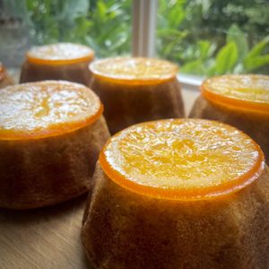 Orange & Almond Cake with a Saffron 'custard' at Good Fat Pastry - Pop Up in Katoomba