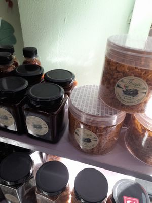 Vegan products for sell #Veganuary at Thuyền Ẩm Thực Chay in Ho Chi Minh City