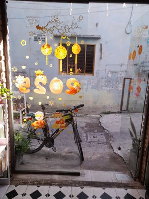 Outside the hem #Veganuary at Thuyền Ẩm Thực Chay in Ho Chi Minh City