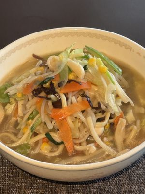 Vegan Nagasaki Champon at Restaurant Pavé - ANA Crowne Plaza Nagasaki Gloverhill in Nagasaki