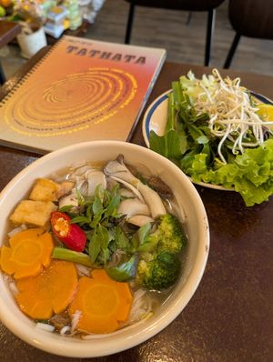 Perfect pho at Nhà Hàng Chay Tathata - Vegan Restaurant in Da Nang