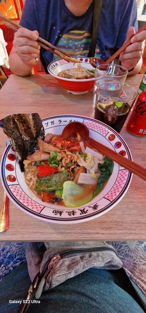 Kimchi ramen at Buga Ramen in Gran Canaria