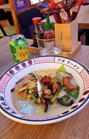 Ramen kimchi at Buga Ramen in Gran Canaria