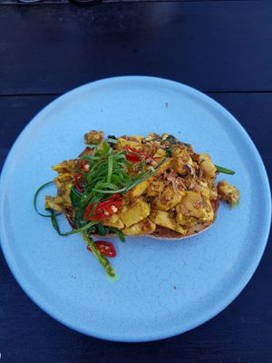 Tofu Scramble at Vudu Cafe and Larder in Queenstown