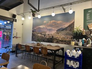 Indoor seating   at Vudu Cafe and Larder in Queenstown