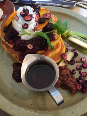 Pancakes at Vudu Cafe and Larder in Queenstown