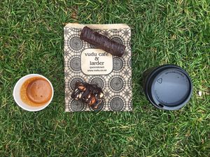 Raw snickers and raw twix at Vudu Cafe and Larder in Queenstown