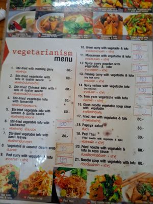 Menu at Mom's Kitchen in Krabi