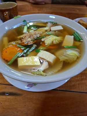 Glass noodle soup at Mom's Kitchen in Krabi