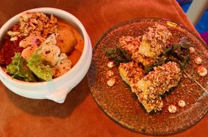 Croquettes and Corn bites    at Lokaal Tilk in Tallinn