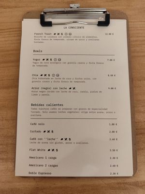 Menú día at La Consciente - Gràcia in Barcelona