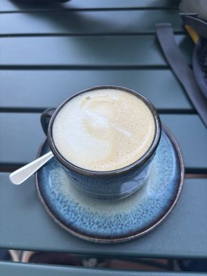 Oat cappuccinoo  at La Consciente - Gràcia in Barcelona