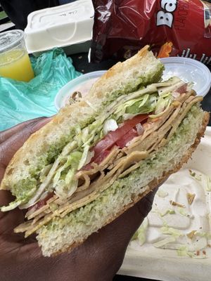 “turkey” basil  at Beyond The Bun  in Lewisville