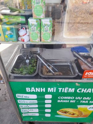 Banh mi stall #Veganuary at Tiệm Chay Quận 8 in Ho Chi Minh City