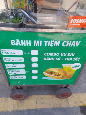 Banh mi stall #Veganuary at Tiệm Chay Quận 8 in Ho Chi Minh City