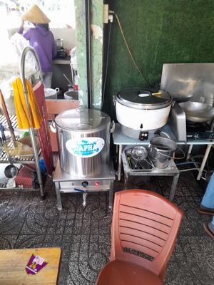 Kitchen area #Veganuary at Tue Tâm Chay in Ho Chi Minh City