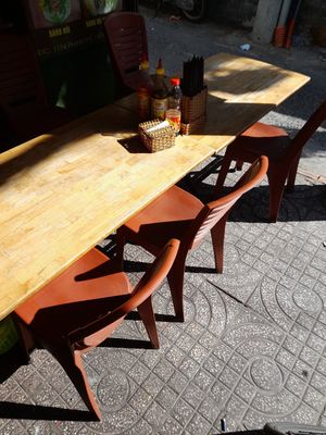 Outside seating #Veganuary at Tue Tâm Chay in Ho Chi Minh City