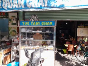 Outside #Veganuary at Tue Tâm Chay in Ho Chi Minh City