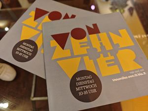 Menu at Von Zehn bis Vier at Academy Bar in Salzburg